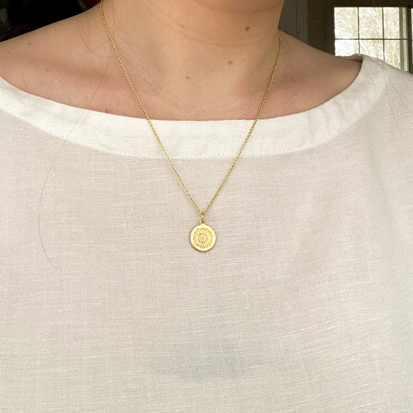 Sunflower Necklace