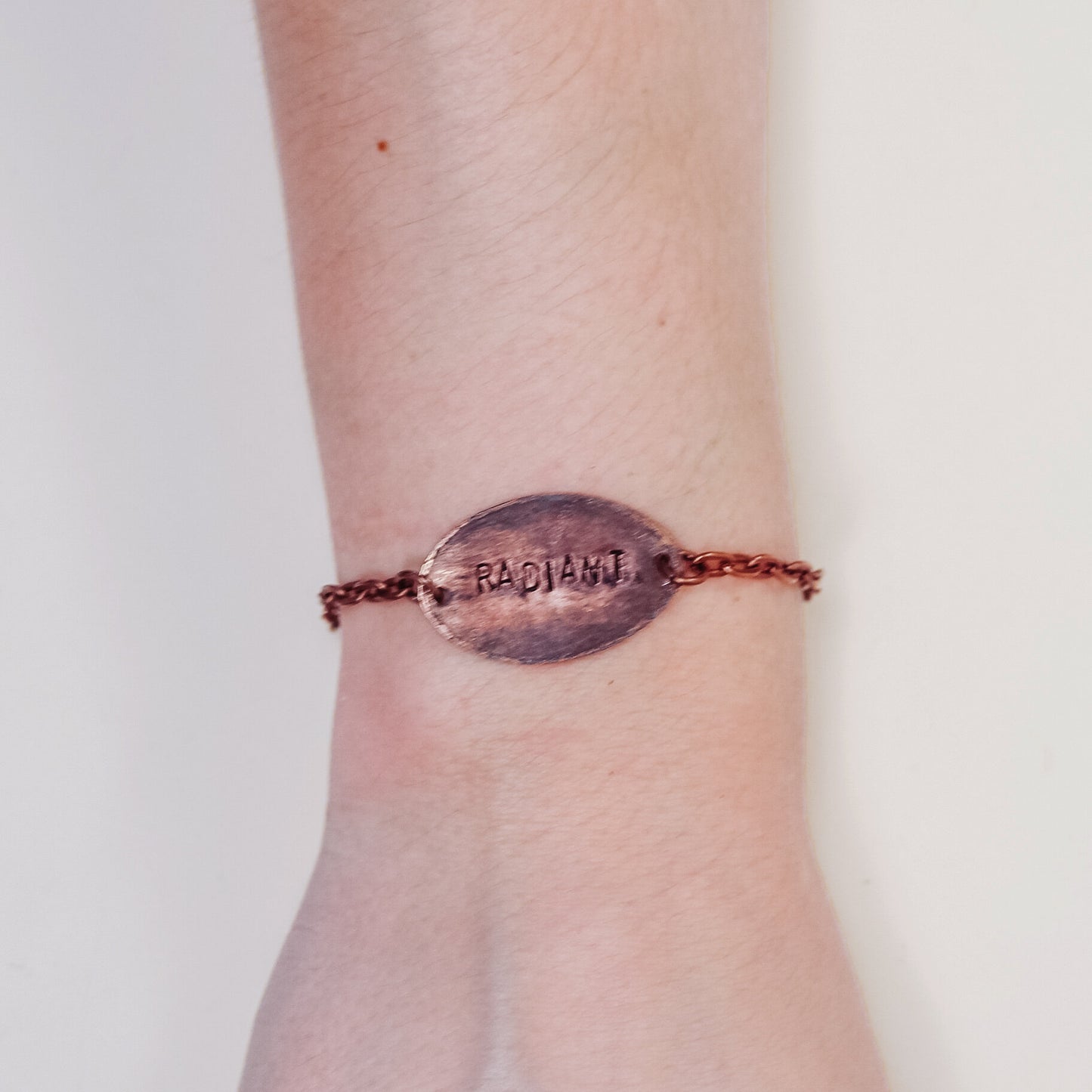 Smashed Penny Chainlink Bracelet